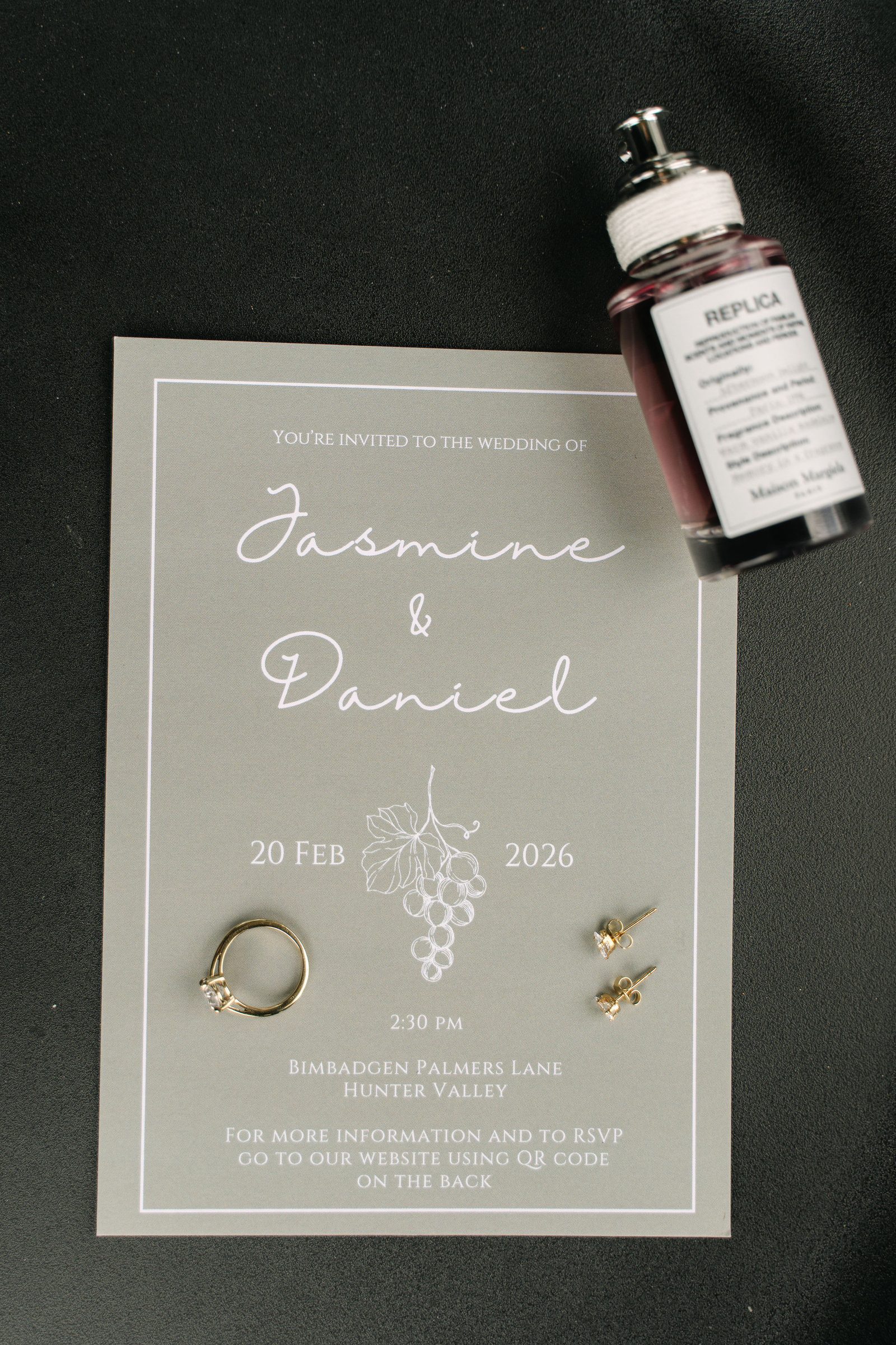 Daniel & Jasmine wedding at Bimbadgen Palmers Lane