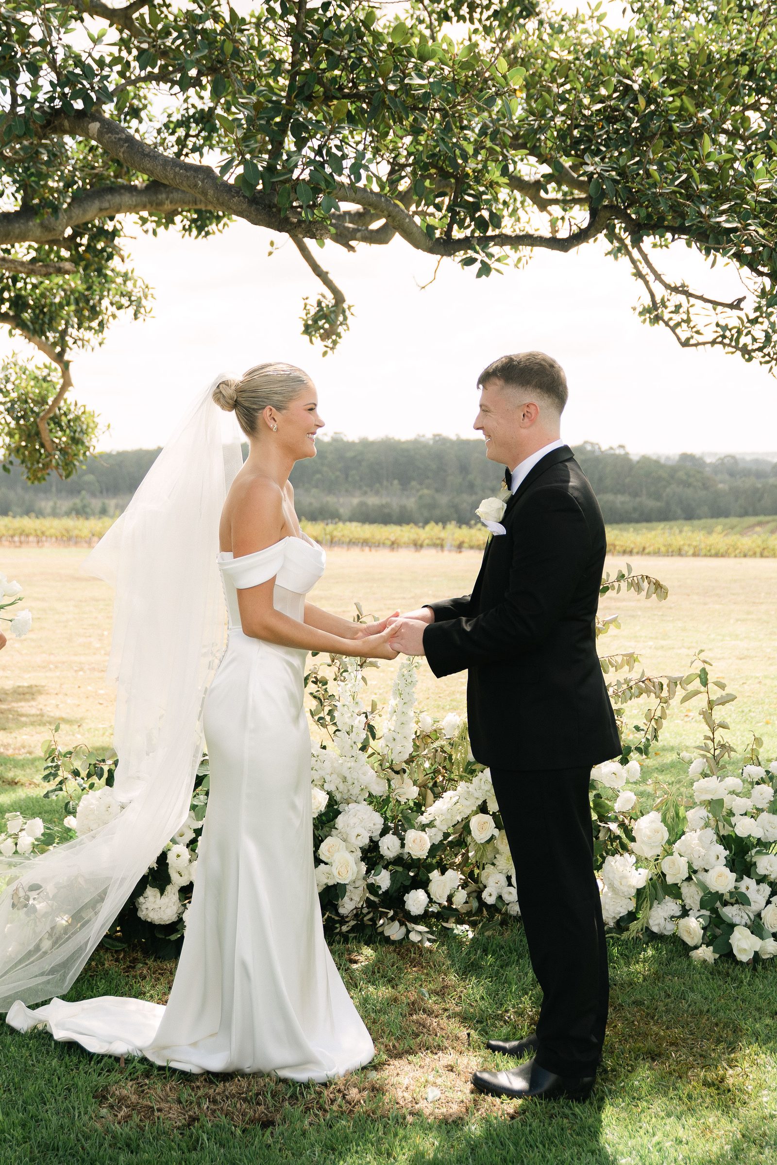 Daniel & Jasmine wedding at Bimbadgen Palmers Lane