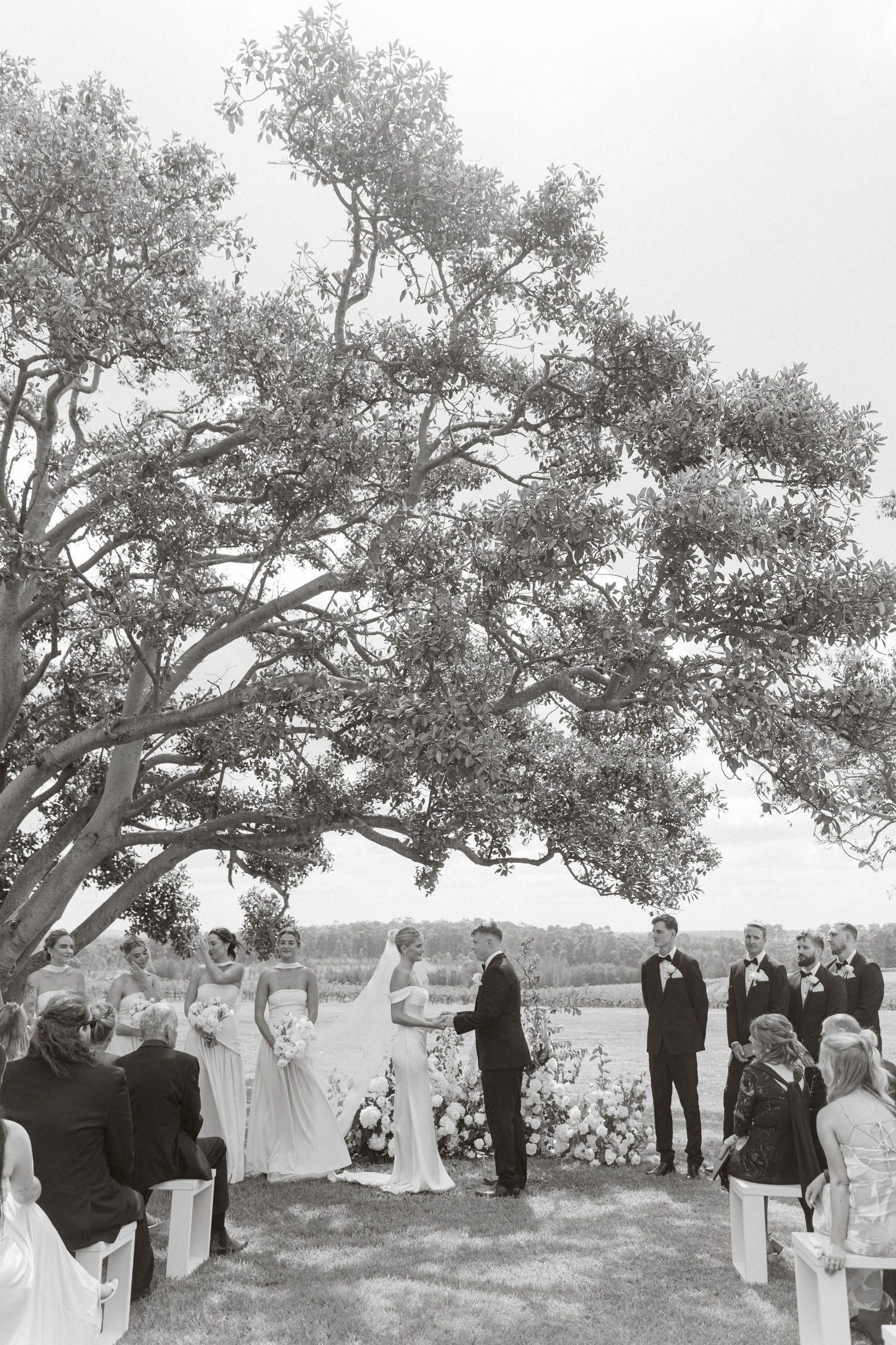 Daniel & Jasmine wedding at Bimbadgen Palmers Lane