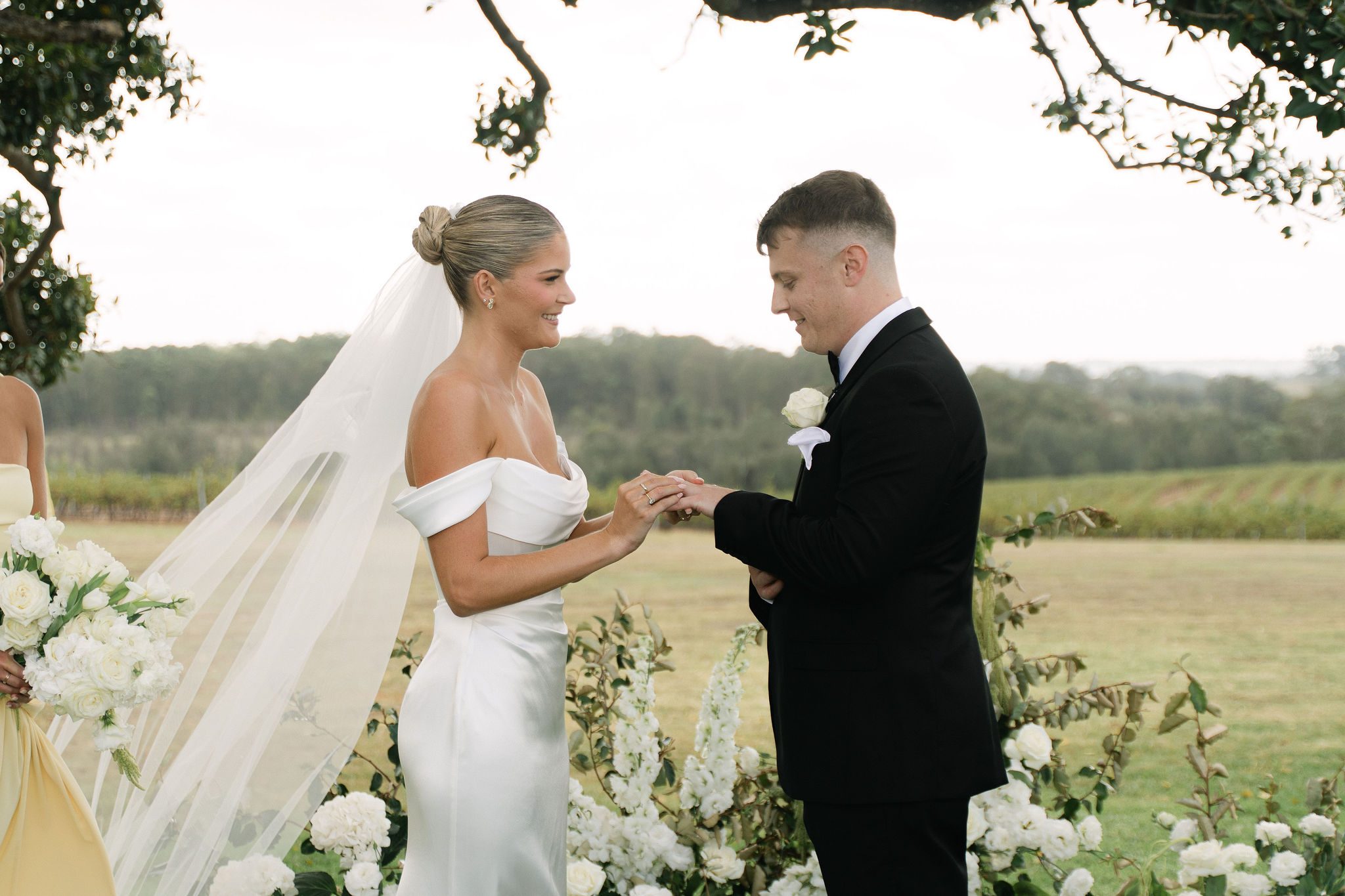 Daniel & Jasmine wedding at Bimbadgen Palmers Lane