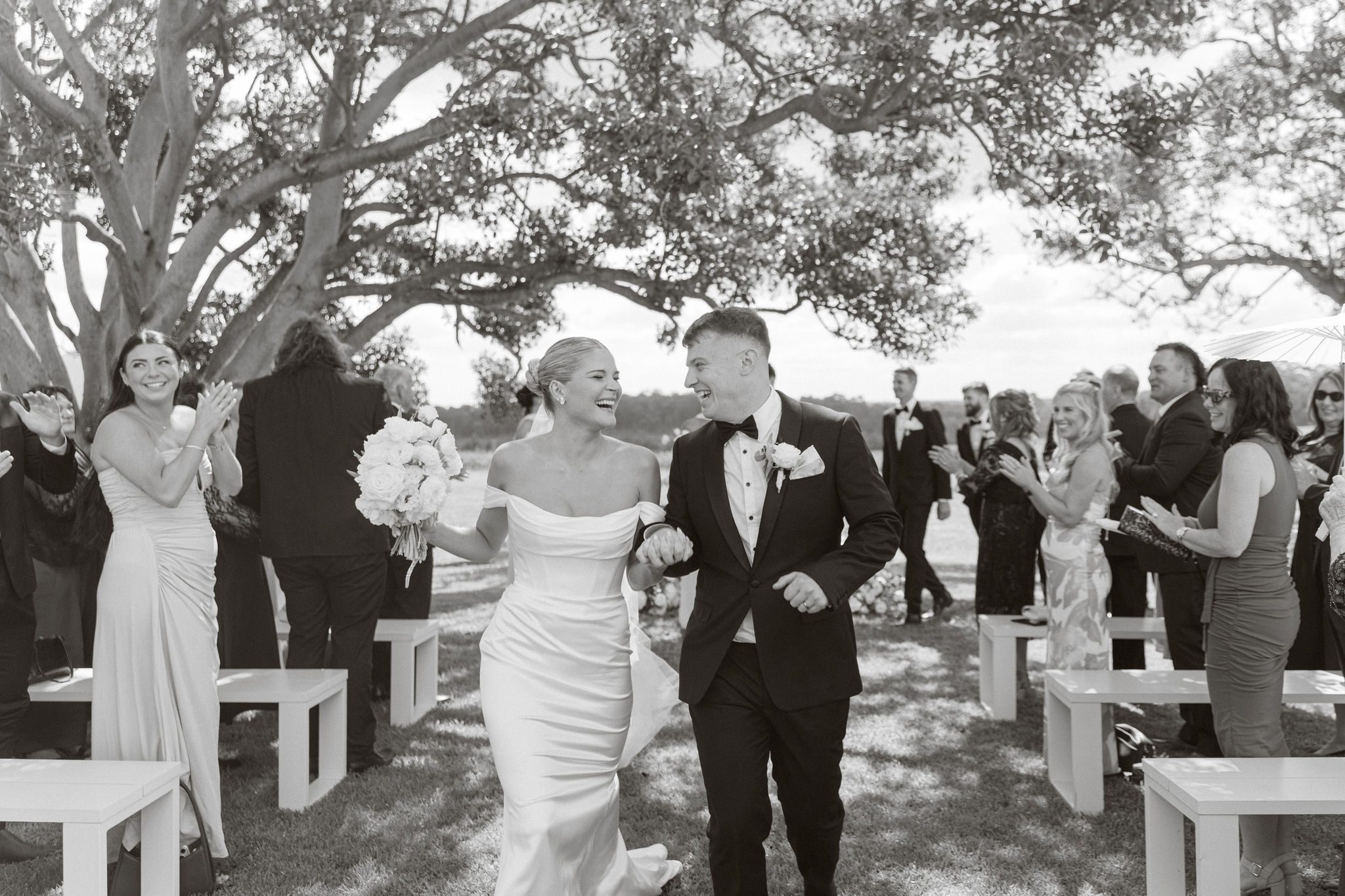 Daniel & Jasmine wedding at Bimbadgen Palmers Lane